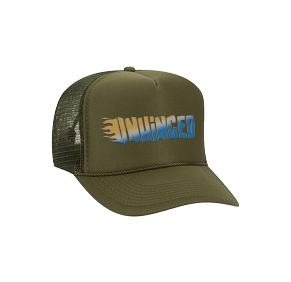 UNHINGED FLAME ENGINE HAT (Military Green)