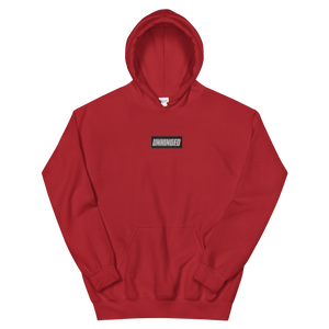 UNHINGED EMBROIDERED HOODIE (Red)