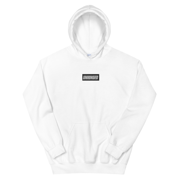 UNHINGED EMBROIDERED HOODIE (White)