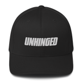UNHINGED EMBROIDERED BASEBALL CAP (Black)