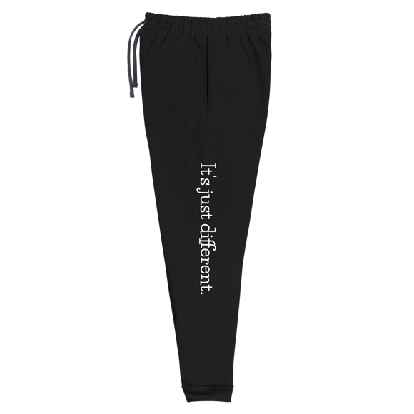 IT'S JUST DIFFERENT JOGGERS (Black)