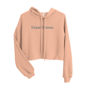 IT'S JUST DIFFERENT WOMENS CROP HOODIE (Peach)