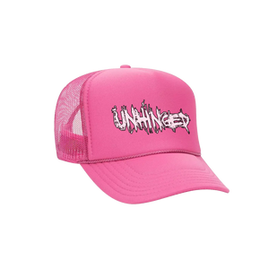 UNHINGED TRUCKER HAT (Pink)