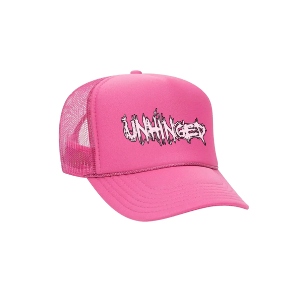 UNHINGED TRUCKER HAT (Pink)