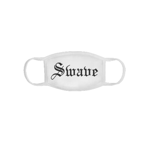 SWAVE OLD ENGLISH FACE MASK (White)